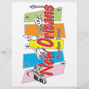 Nytt Orleans Retro-utseende