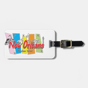 Nytt Orleans Retro-utseende Bagagebricka