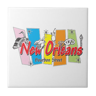 Nytt Orleans Retro-utseende Kakelplatta