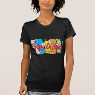 Nytt Orleans Retro-utseende T-shirt