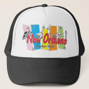 Nytt Orleans Retro-utseende Truckerkeps