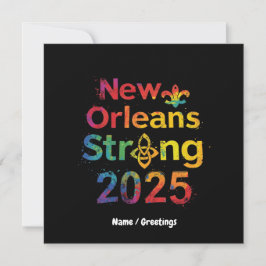 Nytt Orleans Starkt 2025 inspirerande NOLA-Pride Inbjudningar