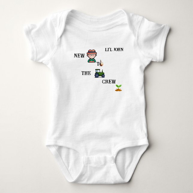"Nytt på Besättningen" Jordbruk Anpassningsbart  T Shirt (Framsida)