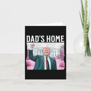 Nytt! Pappa hemtrump är back Mörk Rosa Daddys Hom Kort