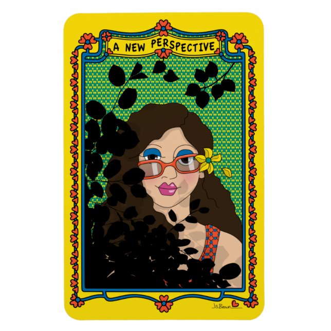 Nytt perspektiv_B_4x6-kylskåp Magnet (Vertikal)