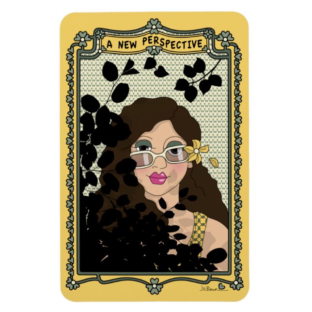 Nytt perspektiv_C_4x6-kylskåp Magnet (Vertikal)