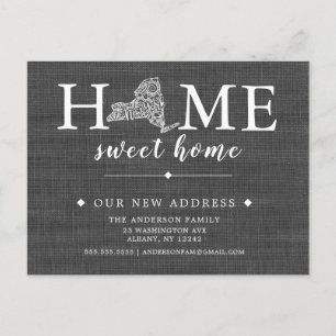 NYTT postkort för meddelande om Flytta i YORK-till