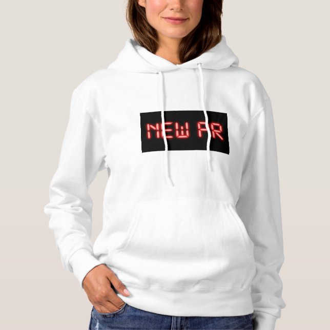 Nytt PR som kör milstolpe röd neon digital effekt  T Shirt (Framsida)