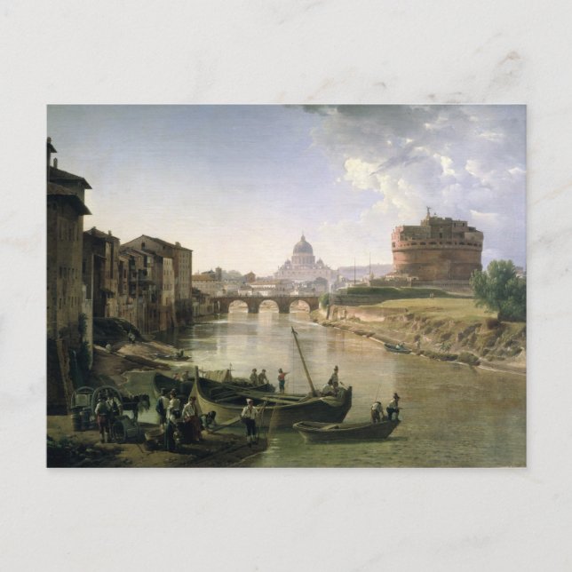 Nytt Rom med Castel Sant'Angelo Vykort (Framsida)