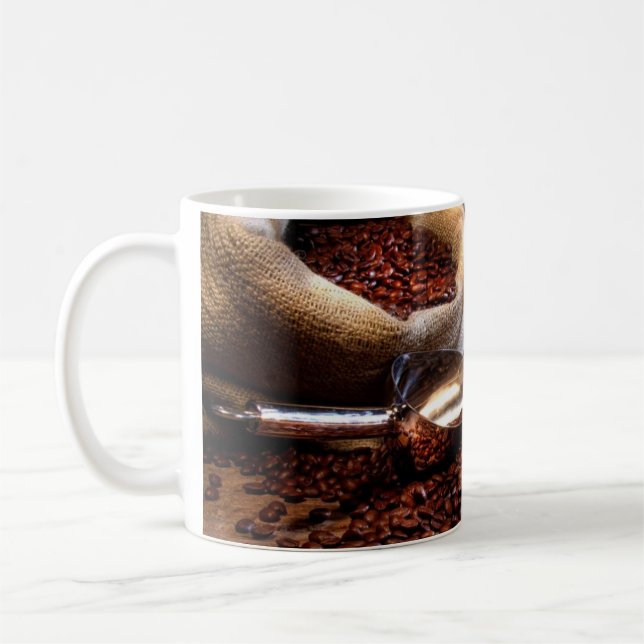 Nytt slipat kaffe kaffemugg (Vänster)