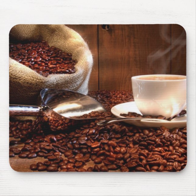 Nytt slipat kaffe musmatta (Framsidan)