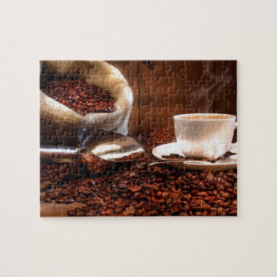 Nytt slipat kaffe pussel