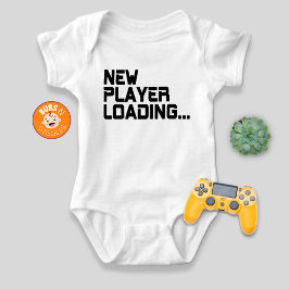 Nytt spelar laddar spelar graviditetsbekräftelse t shirt