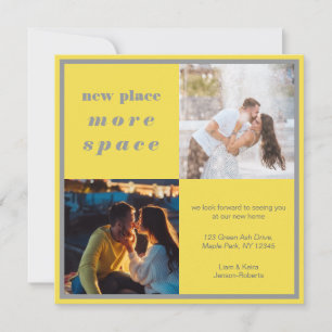 Nytt Ställe mer utrymme 2 FotoGult Grått Flytta  Meddelande