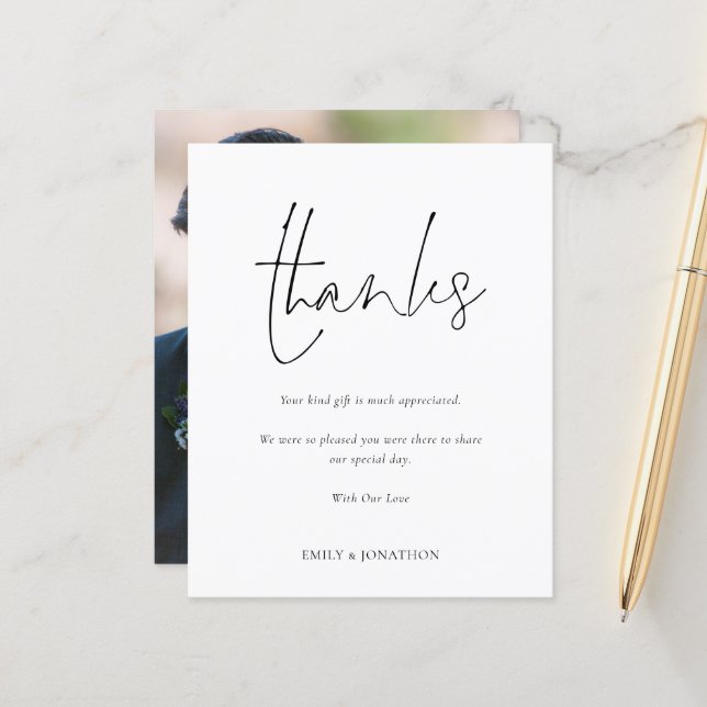 Nytt tack för budgetskriptfotot Bröllop (Fram/Back In Situ)