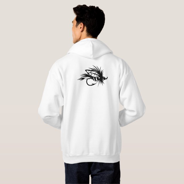 Nytt till Flygfiske Hoodie (Hel baksida)