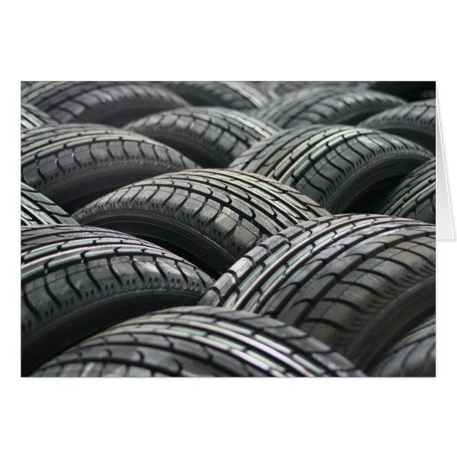 Nytt tomt kort för Däck (Framsidan Horizontal)