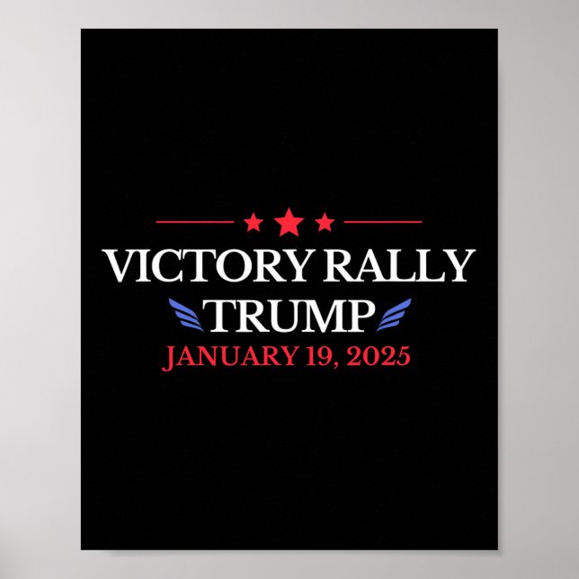 Nytt! Trump Victory Rally Historic Poster (Framsidan)