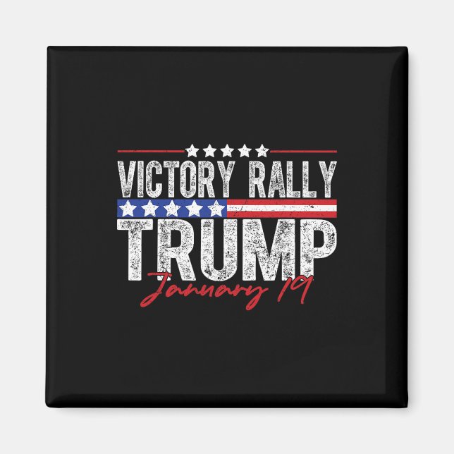 Nytt! Trump Victory Rally Mega Historic den senast Magnet (Framsidan)