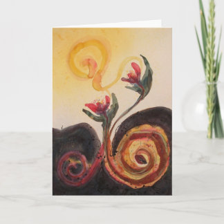 Nytt under Sol Notecard Kort