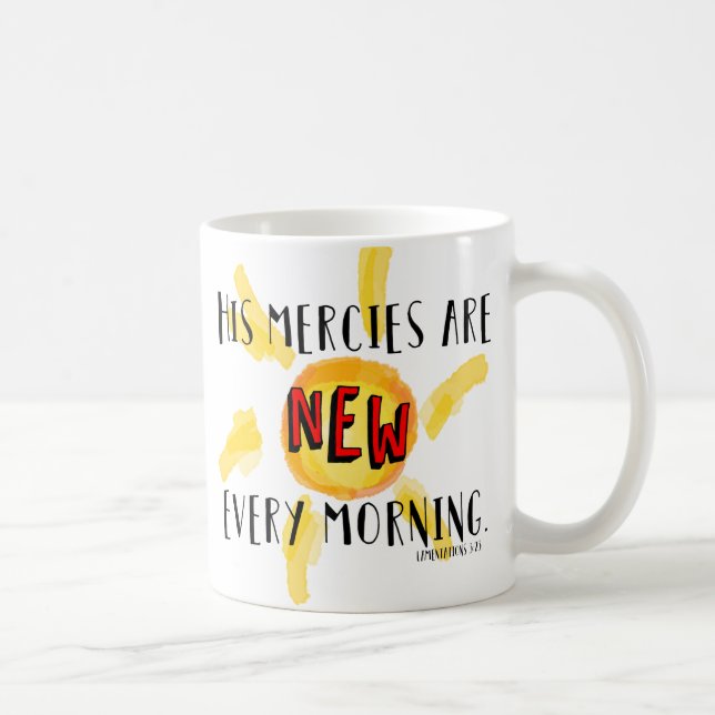 Nytt varje morgon kaffemugg (Höger)