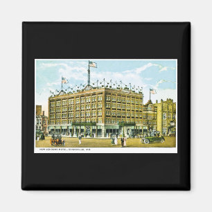 Nytt Vendome hotell, Evansville, Inidana Magnet