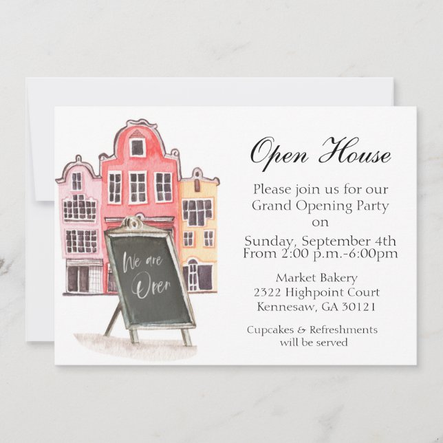 Nytt visitkort inbjudningar (Framsida)