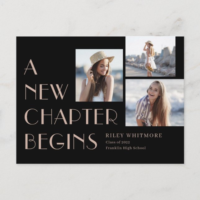 Nytt vykort för meddelande i kapitel Studenten (Framsida)