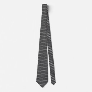 Nytt Wave Art Deco Fusion Black och Grått Tie Slips