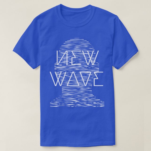 Nytt Wave-postsegment T Shirt (Design framsida)