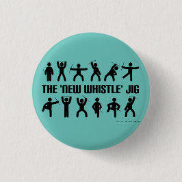 Nytt Whistle Jig Pin Badge Knapp