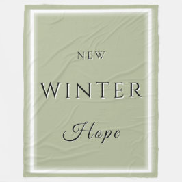 Nytt Winter Hope Fleecefilt