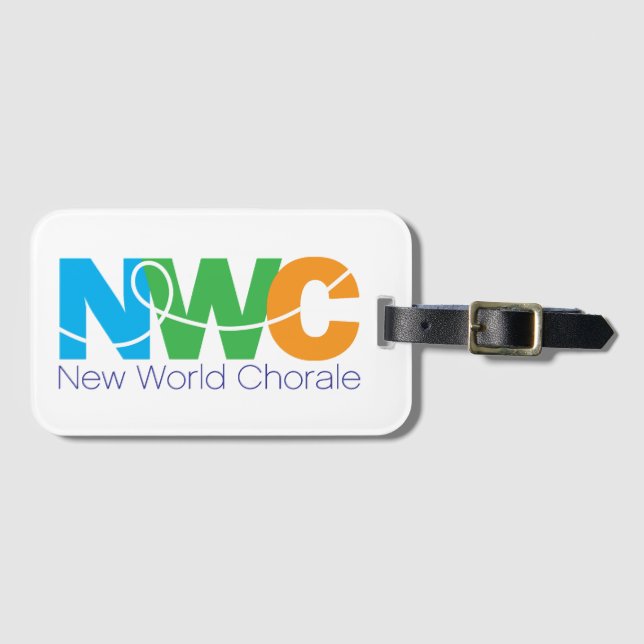 Nytt World Chorale Luggage Tag Bagagebricka (Framsida horisontal)