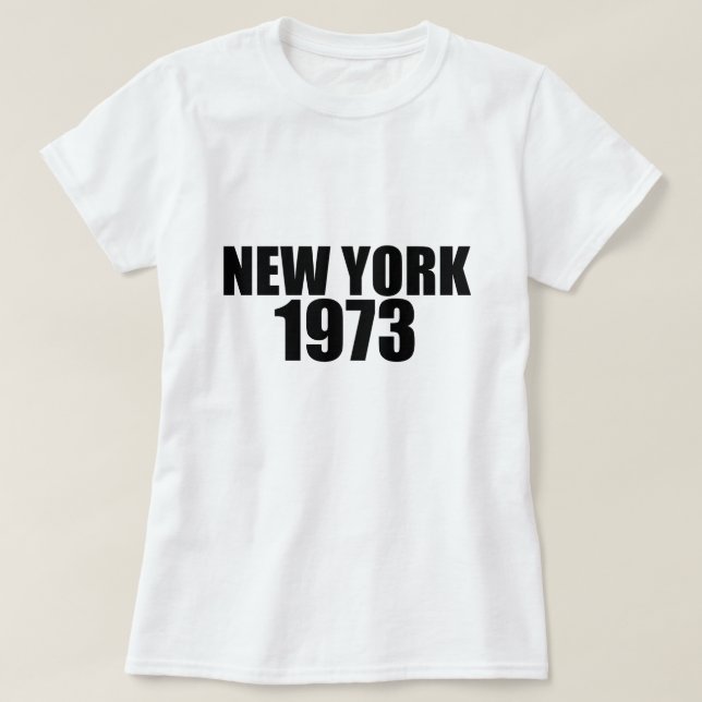 NYTT YORK 1973 T SHIRT (Design framsida)