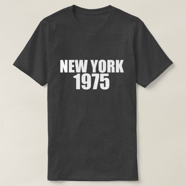 NYTT YORK 1975 T SHIRT (Design framsida)