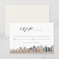 NYTT YORK CITY Skyline Bröllop OSA Card