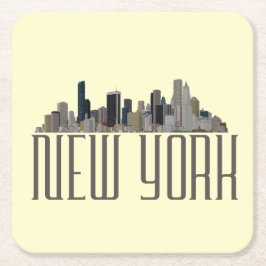 NYTT YORK UNDERLÄGG PAPPER KVADRAT