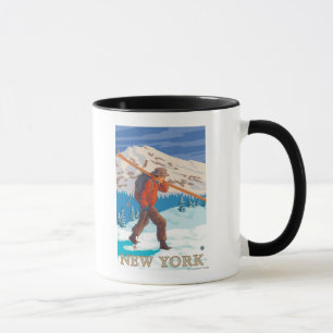 Nytt YorkSkier bära skidar Mugg