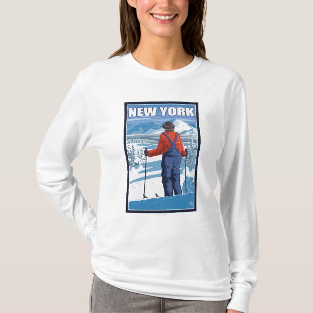 Nytt YorkSkier beundra beskådar T-shirt (Framsida)