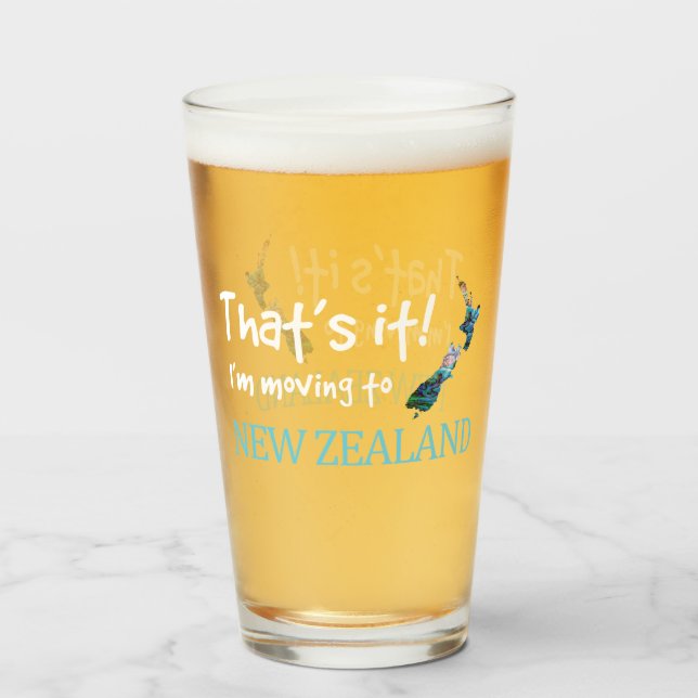 NYTT ZEALAND KIWI PAUA-glas Glaskopp (Framsida fylld)