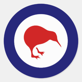 nytt zealand kiwi roundel militärflygdekal runt klistermärke