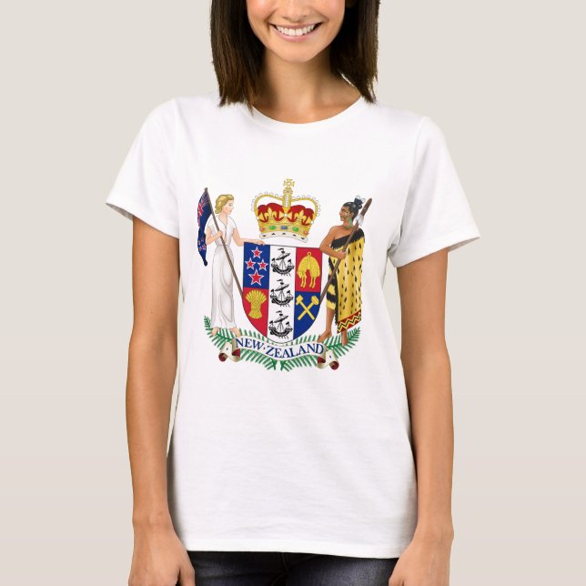 nytt zeeländskt emblem t shirt (Framsida)