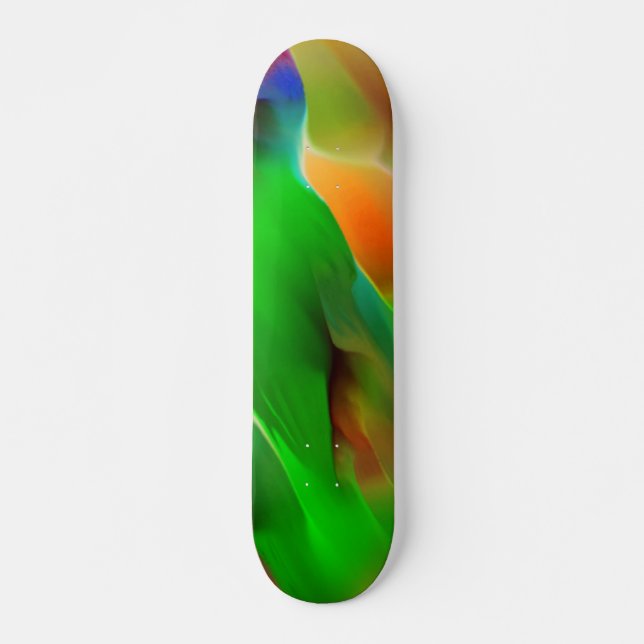 Nyttjanderätt och färgad, grönt dominerar mini skateboard bräda 18,5 cm (Framsida)