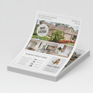 Nyupplistat Mall för Marknadsföringsfolder för Fas Reklamblad