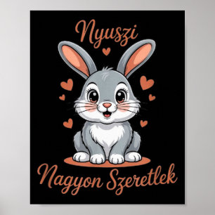 Nyuszi, Min Kanin - Szeretlek, Jag älskar dig! Poster