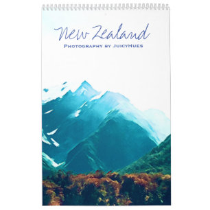 Nyzeeländska fotografier, vackra scener kalender