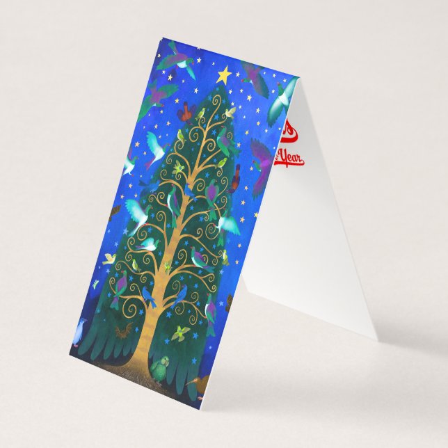 Nyzeeländska julkort kort (Framsida)