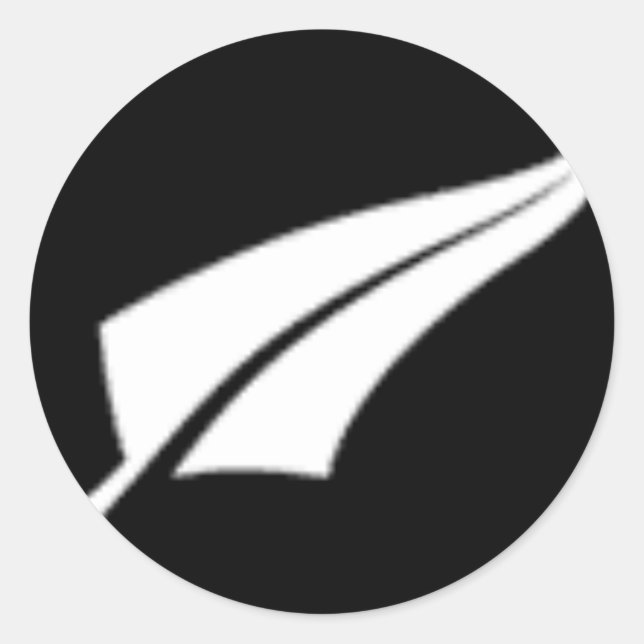 nyzeeländska runt klistermärke (Framsida)