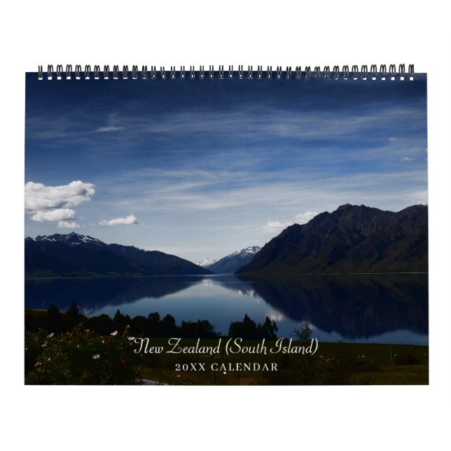 Nyzeeländska söderöns fotokalender kalender (Omslag)