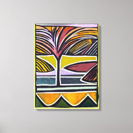 Nyzeeländska sommaren - Wrapped Canvas Art Print